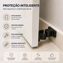 Kit 5 Trava Porta Adesiva 3M Prendedor de Porta Fixador Batente Segura