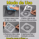Adesivos Protetores de Ralo Tela Descartavel Anti Entupimento e Anti Insetos Para Casa Pratico