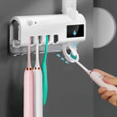 Porta Escova de Dentes com Dispenser de Pasta Dental