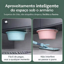 Kit 12 Suportes Gancho Aço inoxidável Porta Esponja Para bucha de Pia Prateleira de Cozinha