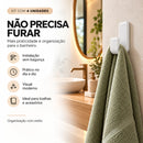 Kit 4 Ganchos Adesivos 3M Para Banheiro Cozinha Sem Furar