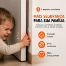 Kit 5 Trava Porta Adesiva 3M Prendedor de Porta Fixador Batente Segura