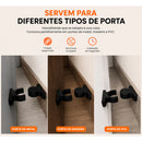 Kit 5 Trava Porta Adesiva 3M Prendedor de Porta Fixador Batente Segura