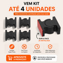 Kit 5 Trava Porta Adesiva 3M Prendedor de Porta Fixador Batente Segura